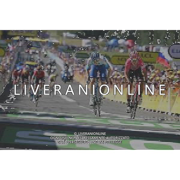 12-07-2022 Tour De France; Tappa 10 Morzine - Megeve; 2022, Ef Education - Easypost; 2022, Bikeexchange - Jayco; Nielsen Magnus, Cort; Schultz, Nicholas; Megeve; ©SIROTTI/AGENZIA ALDO LIVERANI SAS