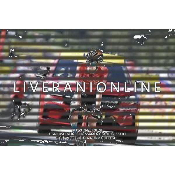 12-07-2022 Tour De France; Tappa 10 Morzine - Megeve; 2022, Bahrain - Victorious; Wright, Fred; Megeve; ©SIROTTI/AGENZIA ALDO LIVERANI SAS