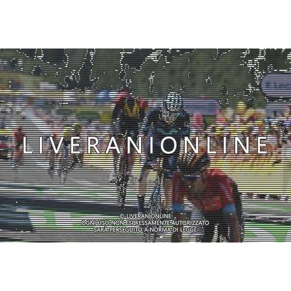 12-07-2022 Tour De France; Tappa 10 Morzine - Megeve; 2022, Movistar; Jorgenson, Matteo; Megeve; ©SIROTTI/AGENZIA ALDO LIVERANI SAS