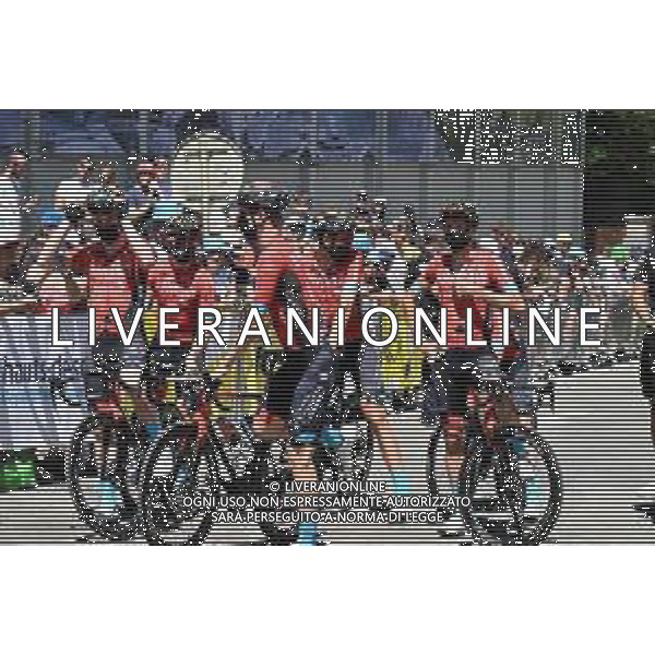12-07-2022 Tour De France; Tappa 10 Morzine - Megeve; 2022, Bahrain - Victorious; Morzine; ©SIROTTI/AGENZIA ALDO LIVERANI SAS