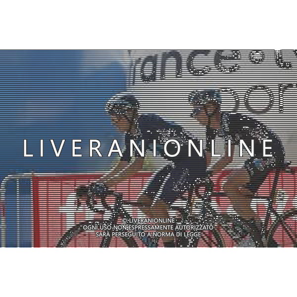 12-07-2022 Tour De France; Tappa 10 Morzine - Megeve; 2022, Movistar; Mas, Enric; Megeve; ©SIROTTI/AGENZIA ALDO LIVERANI SAS