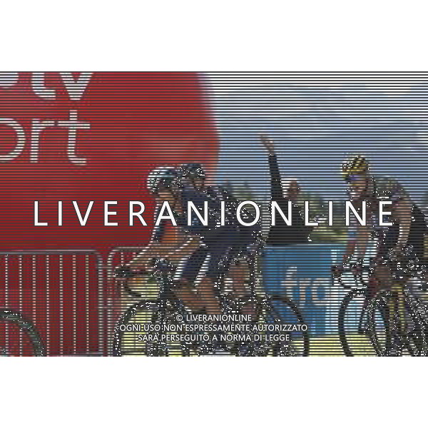 12-07-2022 Tour De France; Tappa 10 Morzine - Megeve; 2022, Movistar; Mas, Enric; Megeve; ©SIROTTI/AGENZIA ALDO LIVERANI SAS