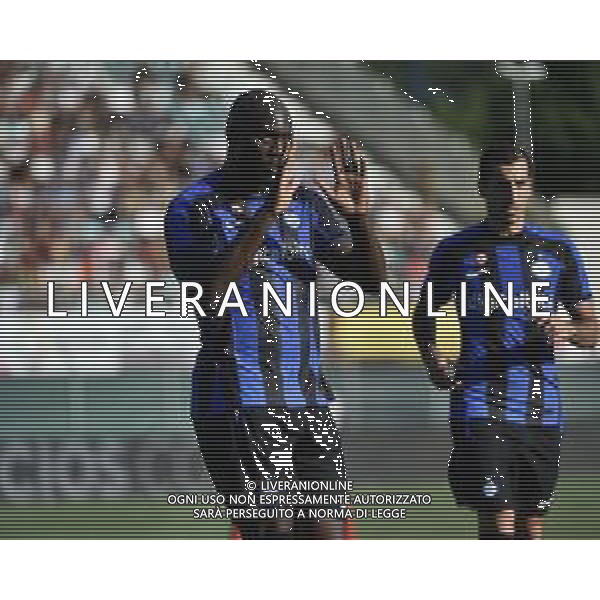 Romelu Lukaku (Inter) e sulla DX Henrikh Mkhitaryan (Inter) Lugano vs Inter Lugano (CH) 12-07-2022 Stadio Cornaredo amichevole precampionato foto Roberto Garavaglia/ag. Aldo Liverani sas