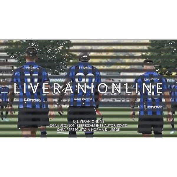 da SX Joaquin Correa (Inter), Romelu Lukaku (Inter) e Lautaro Martinez (Inter) Lugano vs Inter Lugano (CH) 12-07-2022 Stadio Cornaredo amichevole precampionato foto Roberto Garavaglia/ag. Aldo Liverani sas