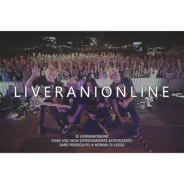 IMOLA 12 07 2022 LA CENTRALE CONCERTO DI GALLO FUCKIN\' TEAM NELLA FOTO DA SINISTRA CLAUDIO GALLO GOLINELLI BASSISTA DI VASCO ROSSI, TERZO DA SINISTRA CRISTIAN CICCIO BAGNOLI E FABRIZIO FOSCHINI TASTIERISTA DEGLI GRUPPO STADIO ©SANNA/AGENZIA ALDO LIVERANI SAS