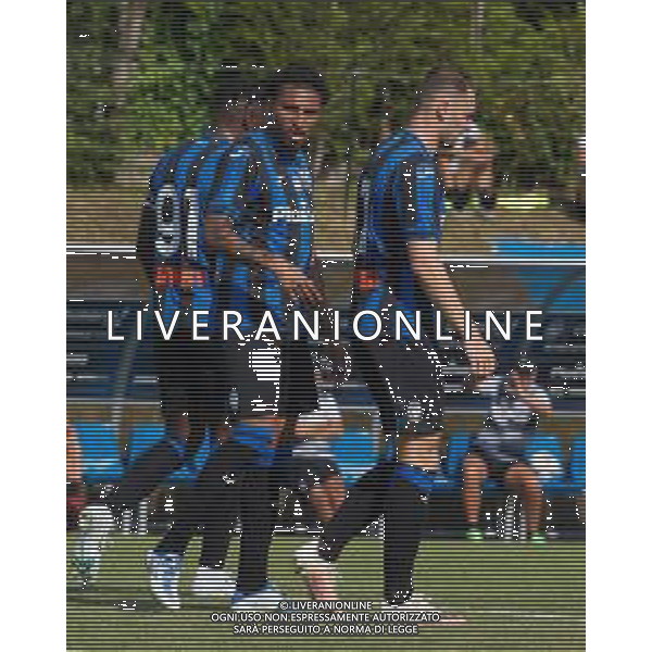 Giampi - ATALANTA - RAPPRESENTATIVA VALLI BERGAMASCHE AMICHEVOLE PRECAMPIONATO CLUSONE 13.07.2022 NELLA FOTO ESULTANZA DOPO IL GOL DI EDERSON ©GIAMPIETRI /AGENZIA ALDO LIVERANI SAS