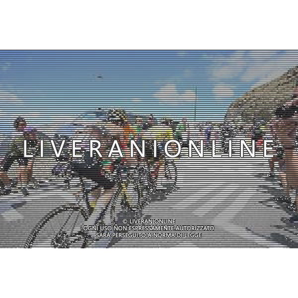 13-07-2022 Tour De France; Tappa 11 Albertville - Col Du Granon; 2022, Uae Emirates; 2022, Jumbo - Visma; Pogacar, Tadej; Vingegaard, Jonas; Galibier; ©SIROTTI /AGENZIA ALDO LIVERANI SAS