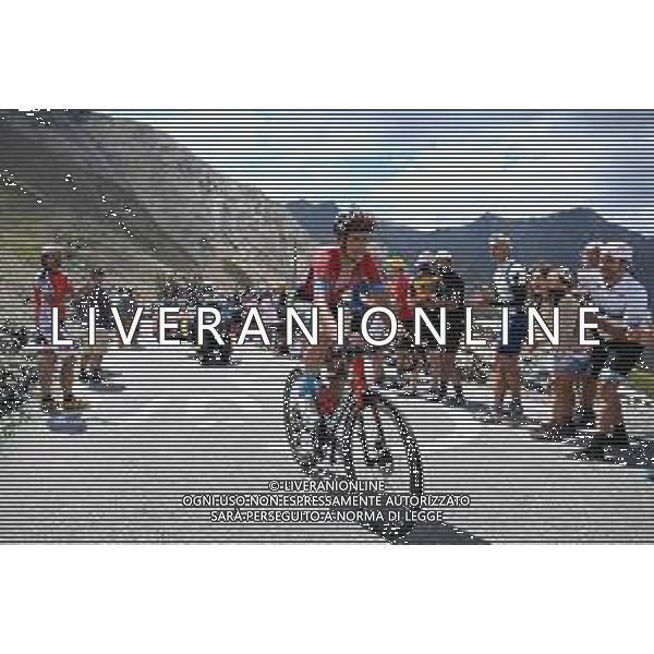 13-07-2022 Tour De France; Tappa 11 Albertville - Col Du Granon; 2022, Bahrain - Victorious; Teuns, Dylan; Galibier; ©SIROTTI /AGENZIA ALDO LIVERANI SAS