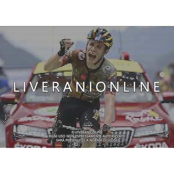 13-07-2022 Tour De France; Tappa 11 Albertville - Col Du Granon; 2022, Jumbo - Visma; Vingegaard, Jonas; Col Du Granon; ©SIROTTI /AGENZIA ALDO LIVERANI SAS