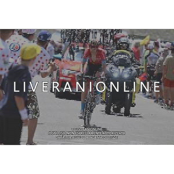 13-07-2022 Tour De France; Tappa 11 Albertville - Col Du Granon; 2022, Bahrain - Victorious; Teuns, Dylan; Galibier; ©SIROTTI /AGENZIA ALDO LIVERANI SAS
