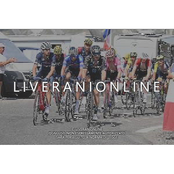 13-07-2022 Tour De France; Tappa 11 Albertville - Col Du Granon; 2022, Trek - Segafredo; 2022, Dsm; Ciccone, Giulio; Degenkolb, John; Galibier; ©SIROTTI /AGENZIA ALDO LIVERANI SAS