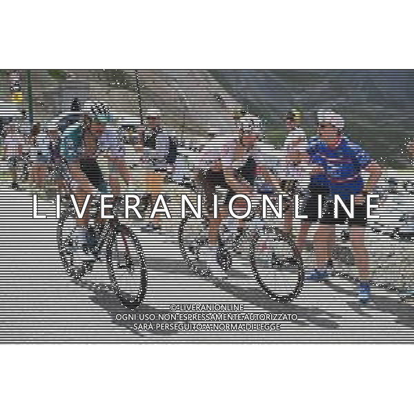 13-07-2022 Tour De France; Tappa 11 Albertville - Col Du Granon; 2022, Bora - Hansgrohe; 2022, Ag2r - Citroen; Haller, Marco; Paret Peintre, Aurelien; Galibier; ©SIROTTI /AGENZIA ALDO LIVERANI SAS