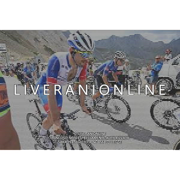 13-07-2022 Tour De France; Tappa 11 Albertville - Col Du Granon; 2022, Groupama - Fdj; 2022, Alpecin - Deceuninck; Le Gac, Olivier; Sbaragli, Kristian; Galibier; ©SIROTTI /AGENZIA ALDO LIVERANI SAS