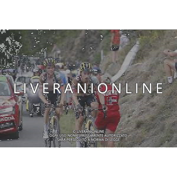13-07-2022 Tour De France; Tappa 11 Albertville - Col Du Granon; 2022, Jumbo - Visma; Roglic, Primoz; Kuss, Sepp; Col Du Granon; ©SIROTTI /AGENZIA ALDO LIVERANI SAS