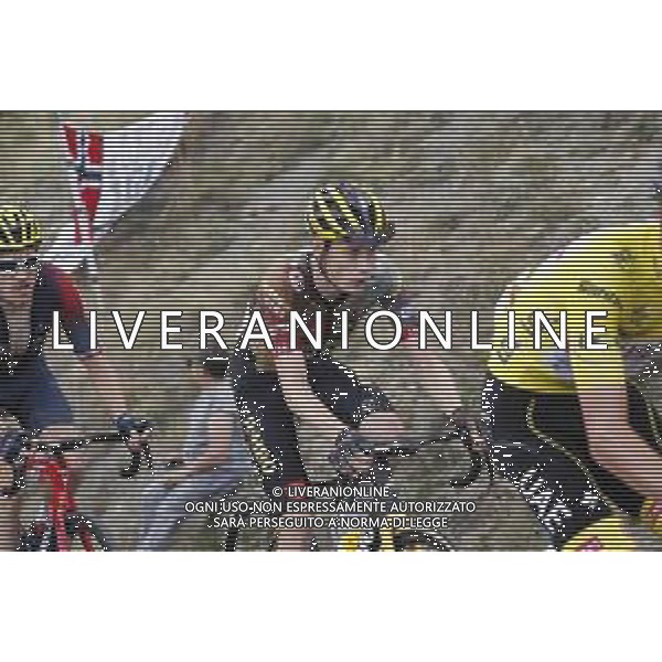 13-07-2022 Tour De France; Tappa 11 Albertville - Col Du Granon; 2022, Jumbo - Visma; Vingegaard, Jonas; Col Du Granon; ©SIROTTI /AGENZIA ALDO LIVERANI SAS