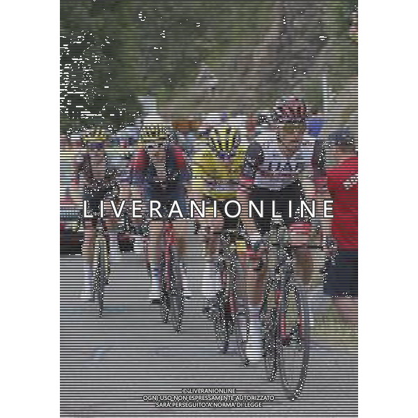 13-07-2022 Tour De France; Tappa 11 Albertville - Col Du Granon; 2022, Uae Emirates; Majka, Rafal; Pogacar, Tadej; Col Du Granon; ©SIROTTI /AGENZIA ALDO LIVERANI SAS