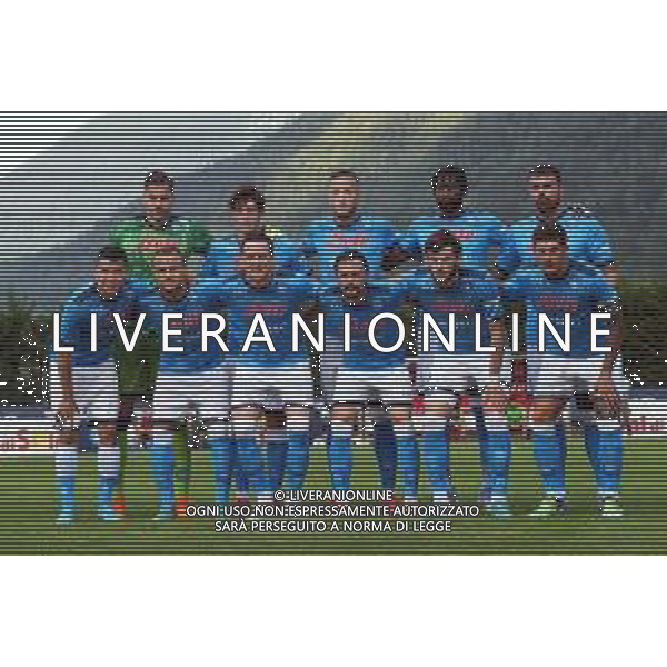 NAPOLI - ANAUNE VAL DI NON AMICHEVOLE PRECAMPIONATO RITIRO DIMARO 14.07.2022 NELLA FOTO FORMAZIONE SQUADRA NAPOLI ©MOSCA/AGENZIA ALDO LIVERANI SAS