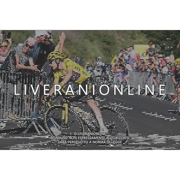 14-07-2022 Tour De France; Tappa 12 Briancon - L\'alpe D\'huez; 2022, Jumbo - Visma; Vingegaard, Jonas; L\'alpe D\'huez; ©SIROTTI/AGENZIA ALDO LIVERANI SAS