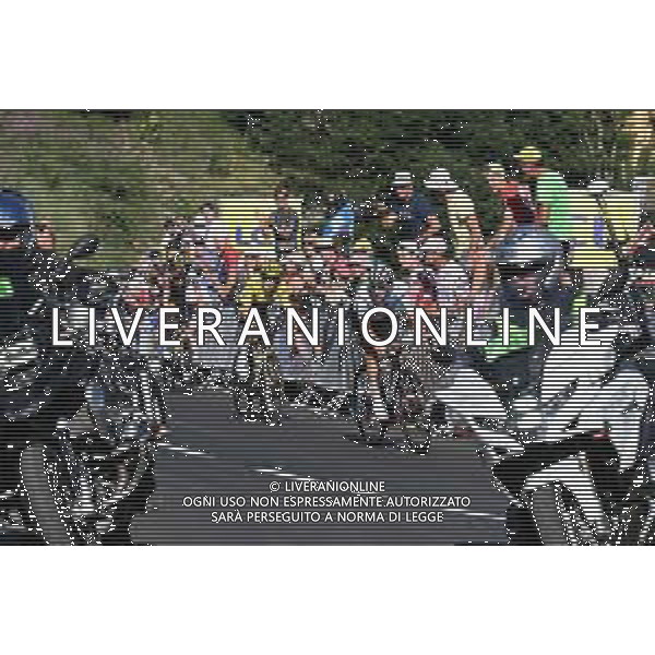 14-07-2022 Tour De France; Tappa 12 Briancon - L\'alpe D\'huez; 2022, Uae Emirates; 2022, Jumbo - Visma; Pogacar, Tadej; Vingegaard, Jonas; L\'alpe D\'huez; ©SIROTTI/AGENZIA ALDO LIVERANI SAS