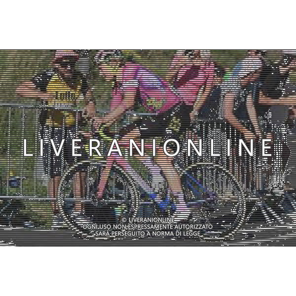 14-07-2022 Tour De France; Tappa 12 Briancon - L\'alpe D\'huez; 2022, Ef Education - Easypost; Powless, Neilson; L\'alpe D\'huez; ©SIROTTI/AGENZIA ALDO LIVERANI SAS