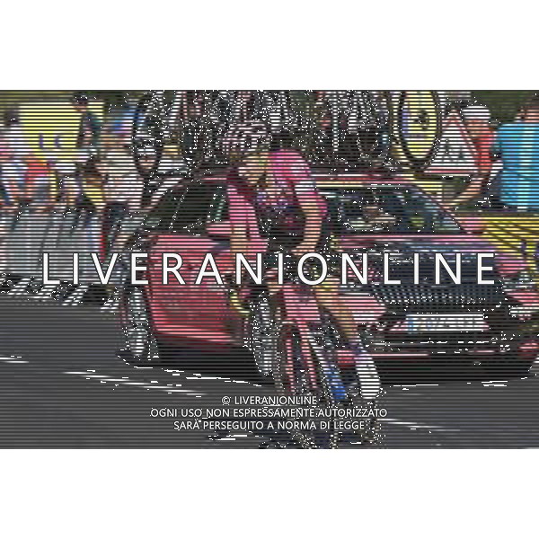 14-07-2022 Tour De France; Tappa 12 Briancon - L\'alpe D\'huez; 2022, Ef Education - Easypost; Powless, Neilson; L\'alpe D\'huez; ©SIROTTI/AGENZIA ALDO LIVERANI SAS