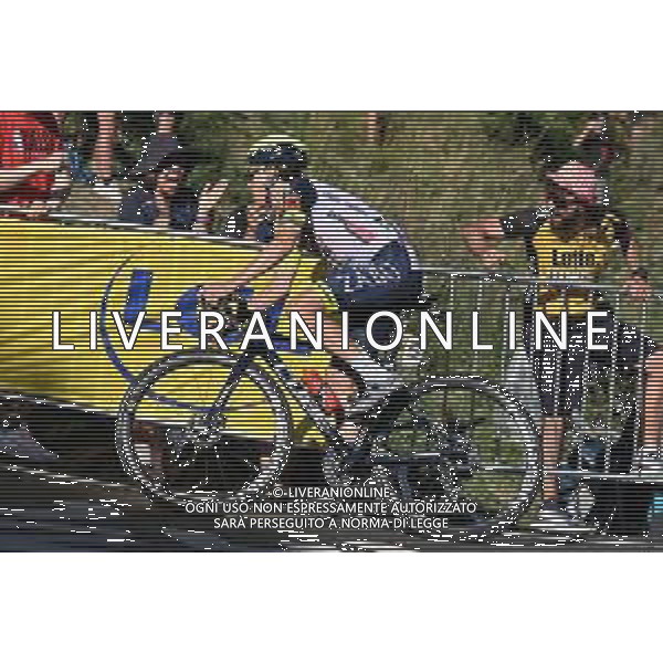 14-07-2022 Tour De France; Tappa 12 Briancon - L\'alpe D\'huez; 2022, Intermarche - Wanty Gobert; Meintjes, Louis; L\'alpe D\'huez; ©SIROTTI/AGENZIA ALDO LIVERANI SAS