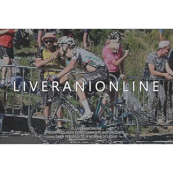 14-07-2022 Tour De France; Tappa 12 Briancon - L\'alpe D\'huez; 2022, Groupama - Fdj; 2022, Bora - Hansgrohe; Jungels, Bob; Vlasov, Aleksandr; L\'alpe D\'huez; ©SIROTTI/AGENZIA ALDO LIVERANI SAS