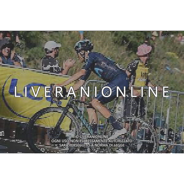 14-07-2022 Tour De France; Tappa 12 Briancon - L\'alpe D\'huez; 2022, Movistar; Mas, Enric; L\'alpe D\'huez; ©SIROTTI/AGENZIA ALDO LIVERANI SAS