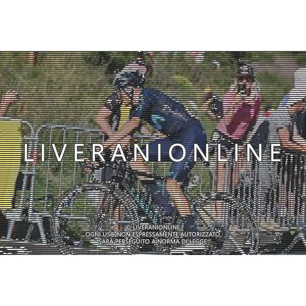 14-07-2022 Tour De France; Tappa 12 Briancon - L\'alpe D\'huez; 2022, Movistar; Mas, Enric; L\'alpe D\'huez; ©SIROTTI/AGENZIA ALDO LIVERANI SAS