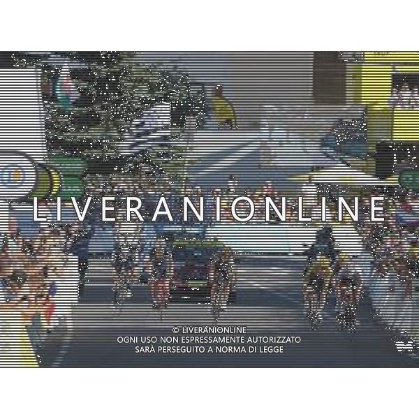 14-07-2022 Tour De France; Tappa 12 Briancon - L\'alpe D\'huez; 2022, Uae Emirates; 2022, Jumbo - Visma; Pogacar, Tadej; Vingegaard, Jonas; L\'alpe D\'huez; /AGENZIA ALDO LIVERANI SAS