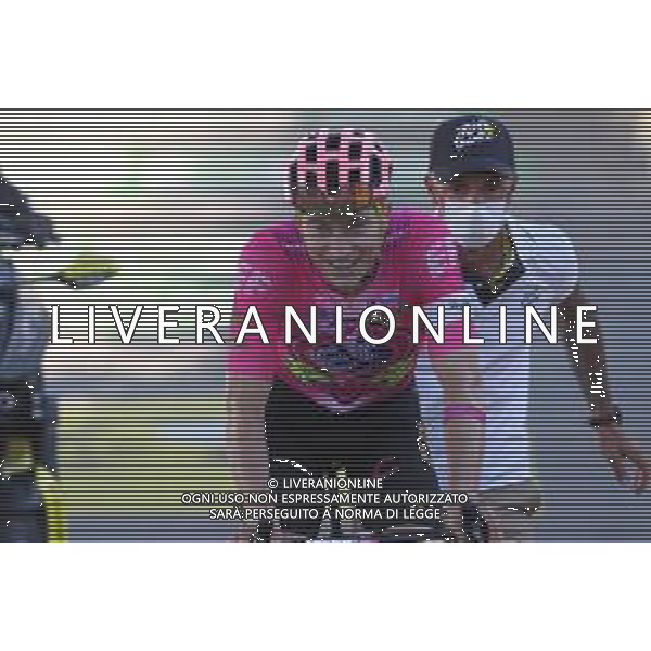 14-07-2022 Tour De France; Tappa 12 Briancon - L\'alpe D\'huez; 2022, Ef Education - Easypost; Powless, Neilson; L\'alpe D\'huez; /AGENZIA ALDO LIVERANI SAS