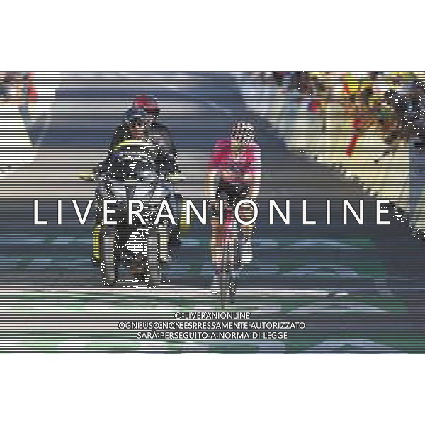 14-07-2022 Tour De France; Tappa 12 Briancon - L\'alpe D\'huez; 2022, Ef Education - Easypost; Powless, Neilson; L\'alpe D\'huez; /AGENZIA ALDO LIVERANI SAS