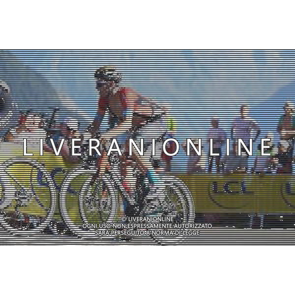 14-07-2022 Tour De France; Tappa 12 Briancon - L\'alpe D\'huez; 2022, Bahrain - Victorious; Sanchez Leon, Luis Gil; L\'alpe D\'huez;/AGENZIA ALDO LIVERANI SAS