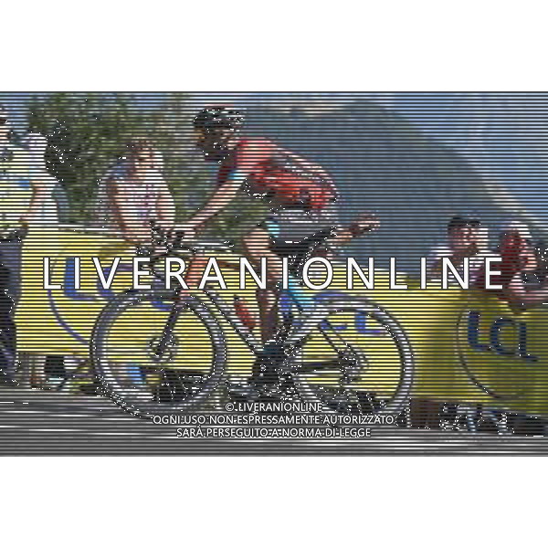 14-07-2022 Tour De France; Tappa 12 Briancon - L\'alpe D\'huez; 2022, Bahrain - Victorious; Caruso, Damiano; L\'alpe D\'huez; /AGENZIA ALDO LIVERANI SAS