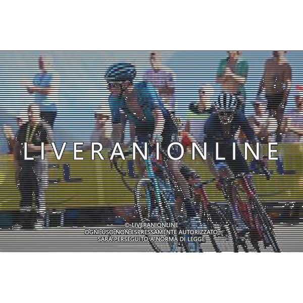 14-07-2022 Tour De France; Tappa 12 Briancon - L\'alpe D\'huez; 2022, Astana - Qazaqstan; Dombrowski, Joseph Lloyd; L\'alpe D\'huez; /AGENZIA ALDO LIVERANI SAS