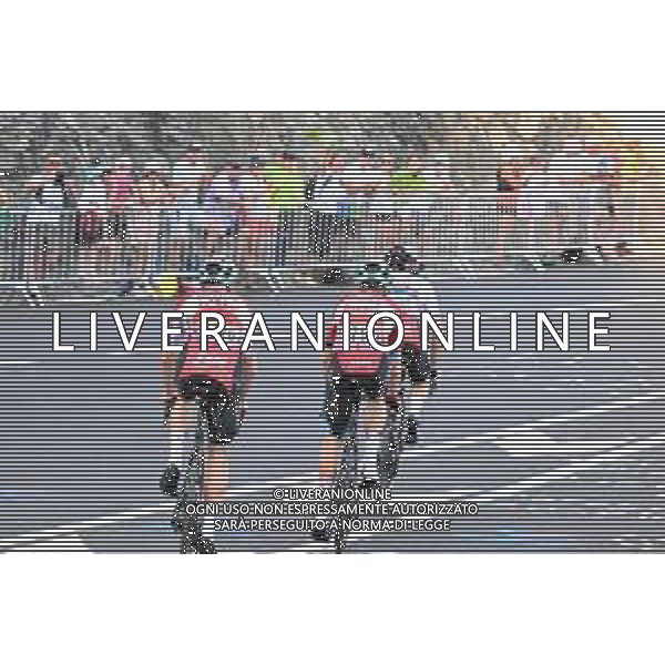 14-07-2022 Tour De France; Tappa 12 Briancon - L\'alpe D\'huez; 2022, Lotto - Soudal; Frison, Frederik; Vermeersch, Florian; Reinardt Janse, Van Rensburg; L\'alpe D\'huez; /AGENZIA ALDO LIVERANI SAS