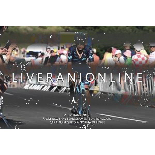 14-07-2022 Tour De France; Tappa 12 Briancon - L\'alpe D\'huez; 2022, Movistar; Oliveira, Nelson; L\'alpe D\'huez; ©SIROTTI/AGENZIA ALDO LIVERANI SAS