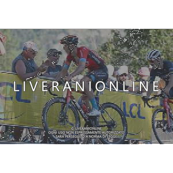 14-07-2022 Tour De France; Tappa 12 Briancon - L\'alpe D\'huez; 2022, Bahrain - Victorious; Teuns, Dylan; L\'alpe D\'huez; ©SIROTTI/AGENZIA ALDO LIVERANI SAS