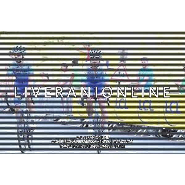 14-07-2022 Tour De France; Tappa 12 Briancon - L\'alpe D\'huez; 2022, Bikeexchange - Jayco; Mezgec, Luka; Bauer, Jack; L\'alpe D\'huez; ©SIROTTI/AGENZIA ALDO LIVERANI SAS