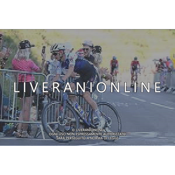 14-07-2022 Tour De France; Tappa 12 Briancon - L\'alpe D\'huez; 2022, Quick Step - Alpha Vinyl; Honore, Mikkel Frolich; L\'alpe D\'huez; ©SIROTTI/AGENZIA ALDO LIVERANI SAS