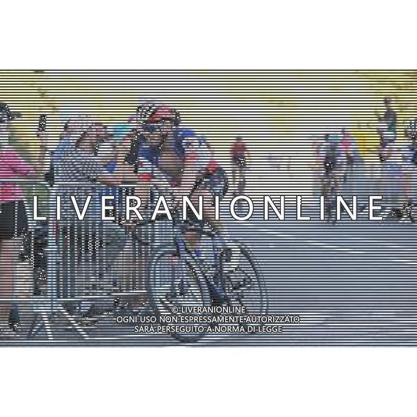 14-07-2022 Tour De France; Tappa 12 Briancon - L\'alpe D\'huez; 2022, Quick Step - Alpha Vinyl; Senechal, Florian; L\'alpe D\'huez; ©SIROTTI/AGENZIA ALDO LIVERANI SAS