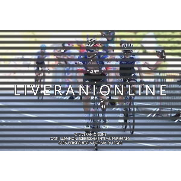 14-07-2022 Tour De France; Tappa 12 Briancon - L\'alpe D\'huez; 2022, Quick Step - Alpha Vinyl; Senechal, Florian; L\'alpe D\'huez; ©SIROTTI/AGENZIA ALDO LIVERANI SAS