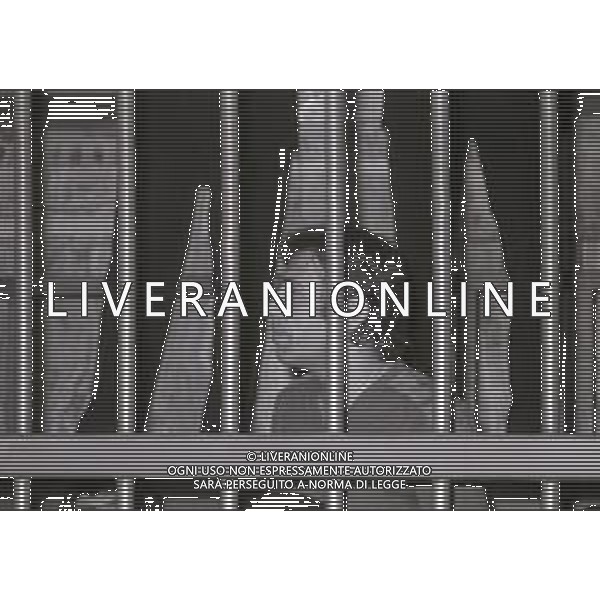 RETROSPETTIVA CORRADO ALUNNI TERRORISTA E AFFILIATO ALLE BRIGATE ROSSE NELLA FOTO CORRADO ALUNNI NELL\'ANNO 1980 A MILANO AG ALDO LIVERANI SAS