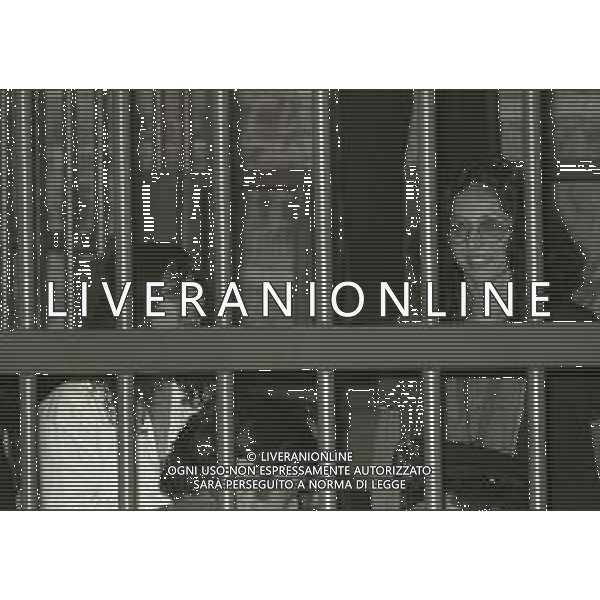 RETROSPETTIVA CORRADO ALUNNI TERRORISTA E AFFILIATO ALLE BRIGATE ROSSE NELLA FOTO CORRADO ALUNNI CON MARINA ZONI NELL\'ANNO 1980 A MILANO AG ALDO LIVERANI SAS