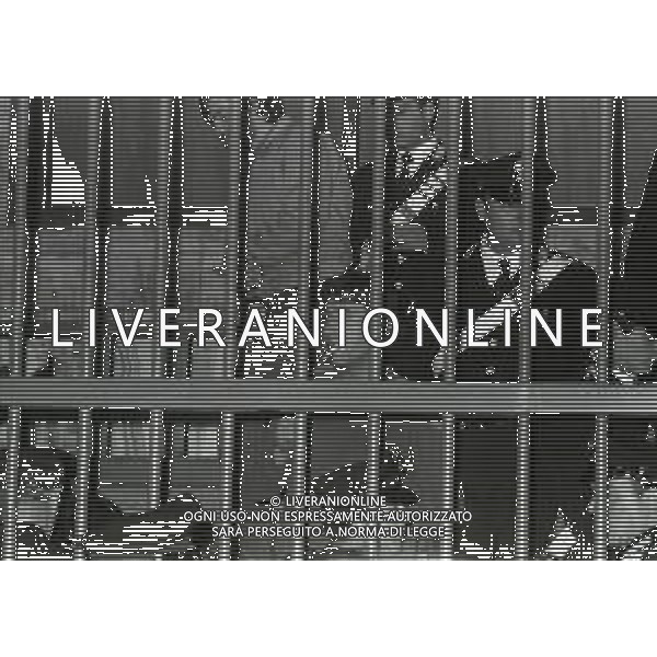 RETROSPETTIVA CORRADO ALUNNI TERRORISTA E AFFILIATO ALLE BRIGATE ROSSE NELLA FOTO CORRADO ALUNNI NELL\'ANNO 1980 A MILANO AG ALDO LIVERANI SAS