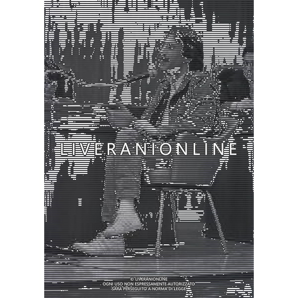 RETROSPETTIVA CORRADO ALUNNI TERRORISTA E AFFILIATO ALLE BRIGATE ROSSE NELLA FOTO CORRADO ALUNNI NELL\'ANNO 1983  AG ALDO LIVERANI SAS