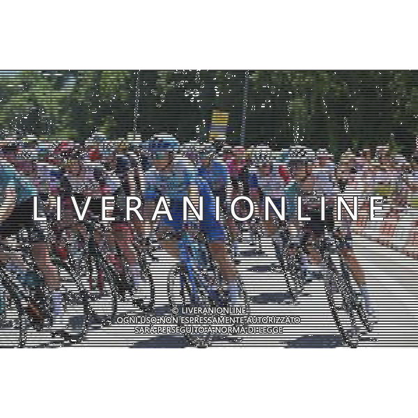 15-07-2022 Tour De France; Tappa 13 Bourg D\'oisans - Saint-etienne; 2022, Bikeexchange - Jayco; 2022, Bora - Hansgrohe; ©SIROTTI/AGENZIA ALDO LIVERANI SAS