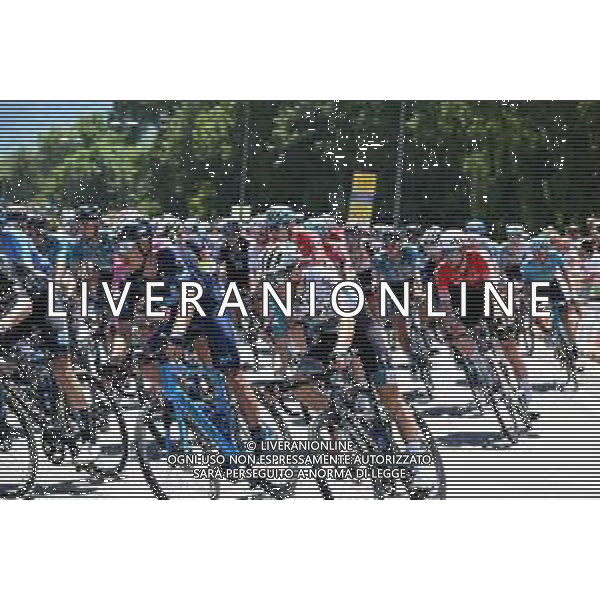 15-07-2022 Tour De France; Tappa 13 Bourg D\'oisans - Saint-etienne; 2022, Movistar; 2022, Bora - Hansgrohe; Konrad, Patrick; ©SIROTTI/AGENZIA ALDO LIVERANI SAS