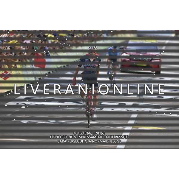 15-07-2022 Tour De France; Tappa 13 Bourg D\'oisans - Saint-etienne; 2022, Trek - Segafredo; Pedersen, Mads; Saint-etienne; ©SIROTTI/AGENZIA ALDO LIVERANI SAS