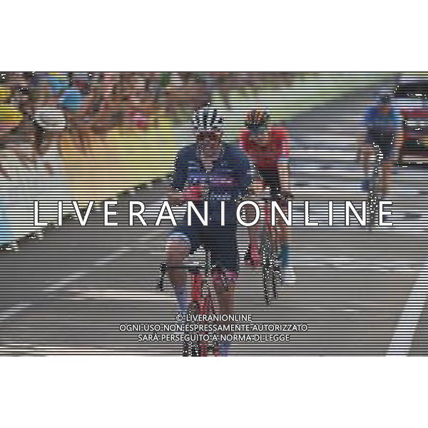 15-07-2022 Tour De France; Tappa 13 Bourg D\'oisans - Saint-etienne; 2022, Trek - Segafredo; Pedersen, Mads; Saint-etienne; ©SIROTTI/AGENZIA ALDO LIVERANI SAS